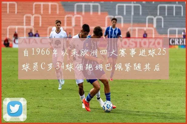 自1966年以来欧洲四大赛事进球25球员C罗34球领跑姆巴佩紧随其后