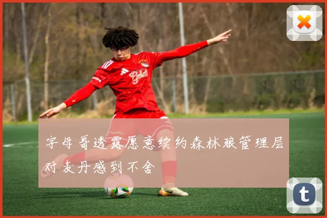 字母哥透露愿意续约森林狼管理层对麦丹感到不舍